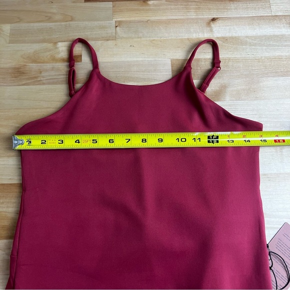 NEW Girlfriend Collective Naomi Active Workout Dress Shorts Lava Red Size Large - Picture 9 of 11